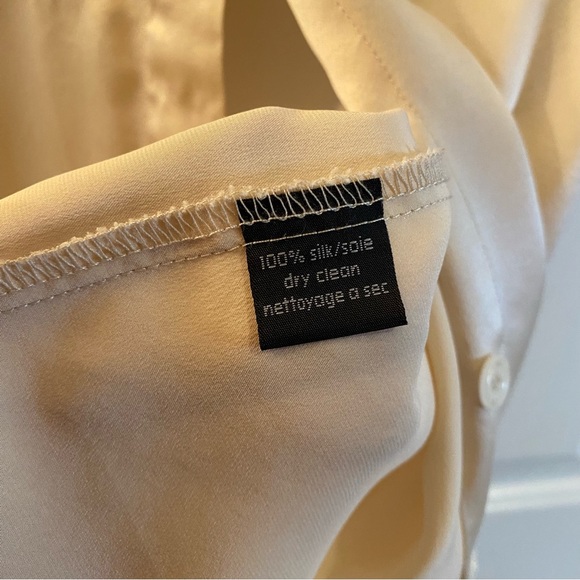 Rachel Mara silk blouse sz S EUC - Picture 3 of 3